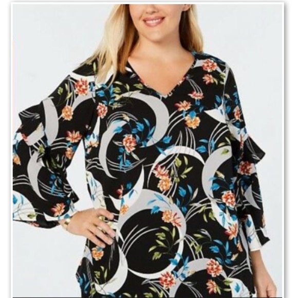 macys floral blouses